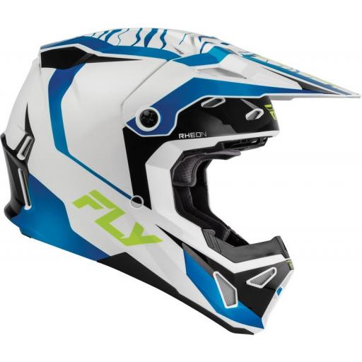 Casco infantil FLY RACING Formula CP Charge - blanco/azul/negro [3]