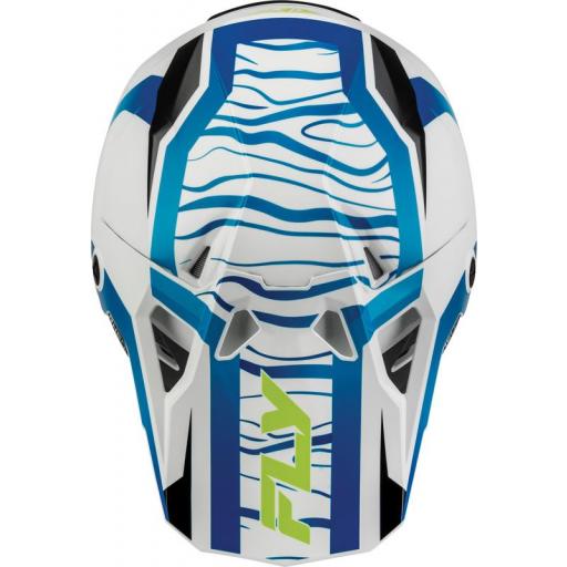 Casco infantil FLY RACING Formula CP Charge - blanco/azul/negro [1]
