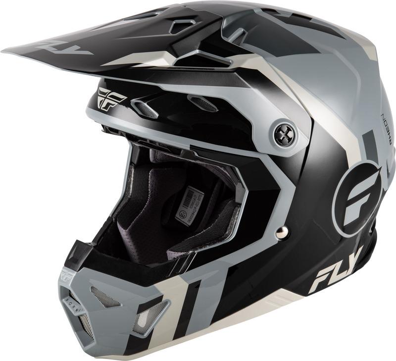 Casco infantil FLY RACING Formula CP Seal - negro/gris/Light Grey