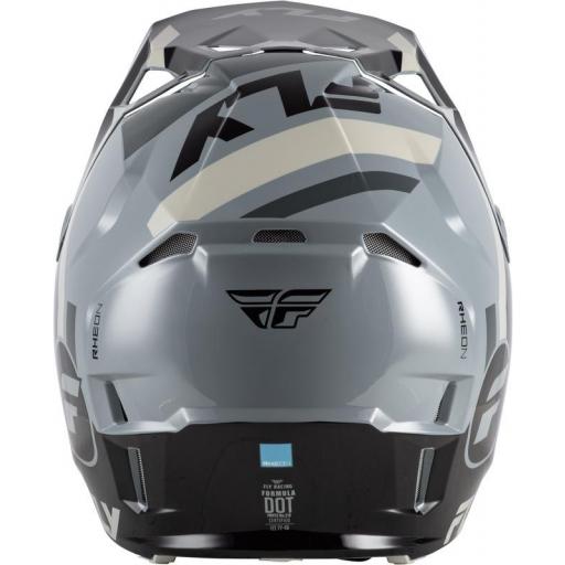 Casco infantil FLY RACING Formula CP Seal - negro/gris/Light Grey [3]