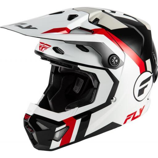 Casco infantil FLY RACING Formula CP Seal - blanco/negro/rojo [0]