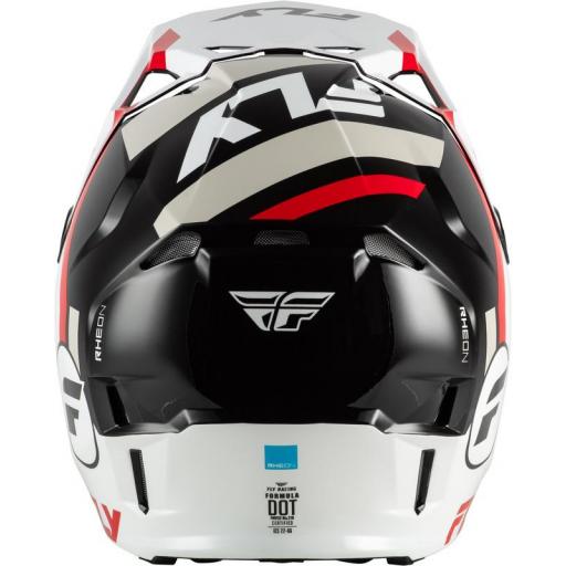 Casco infantil FLY RACING Formula CP Seal - blanco/negro/rojo [3]
