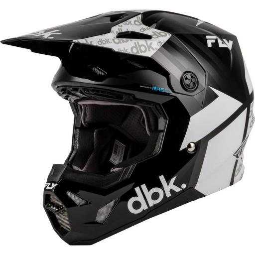 Casco infantil FLY RACING Formula CP DBK - negro/blanco/gris [0]