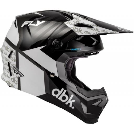 Casco infantil FLY RACING Formula CP DBK - negro/blanco/gris [3]