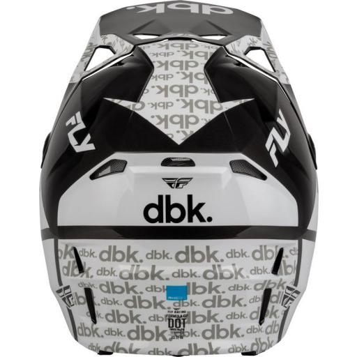 Casco infantil FLY RACING Formula CP DBK - negro/blanco/gris [2]