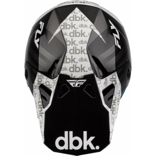 Casco infantil FLY RACING Formula CP DBK - negro/blanco/gris [1]