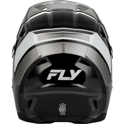 Casco infantil FLY RACING Kinetic Scrap - negro/blanco/gris [3]