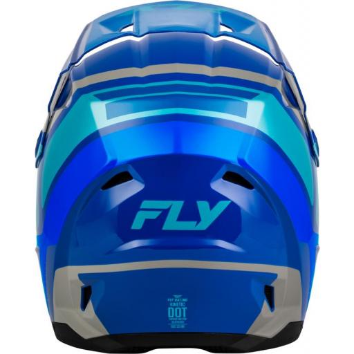 Casco infantil FLY RACING Kinetic Scrap - azul/Light Blue/gris [3]