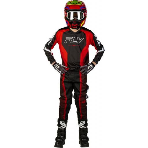 Camiseta infantil FLY RACING F-16 Raze - negro/rojo/blanco [1]