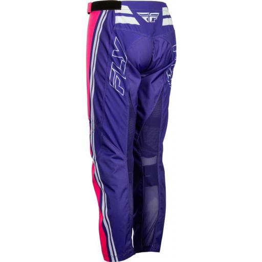 Pantalón infantil FLY RACING F-16 Raze - violeta/rojo/Amarillo [3]