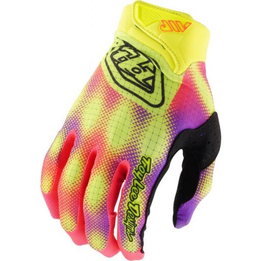 Guantes infantiles Troy Lee Designs Air Aura amarillo flúor