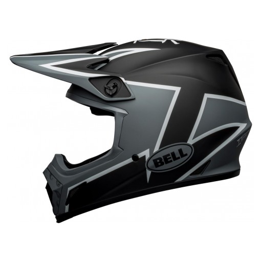 Bell MX-9 MIPS TWITCH Negro/Gris [3]