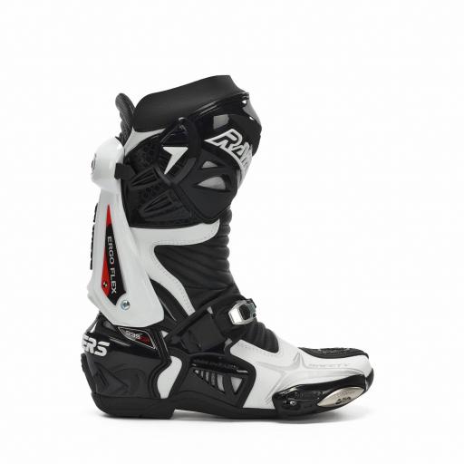 Bota racing Rainers 999-BN blancas y negras 