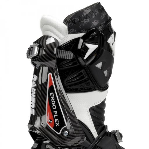 Bota racing Rainers 999 GP CARBONO-B blancas y negras [2]