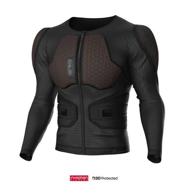 Peto airbag Shot Air Guard SRG-1 MAX negro para motocross y enduro