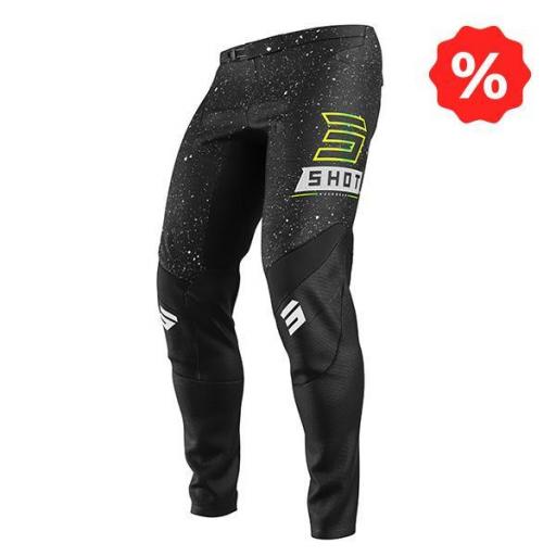 Pantalones Shot Contact Art negro