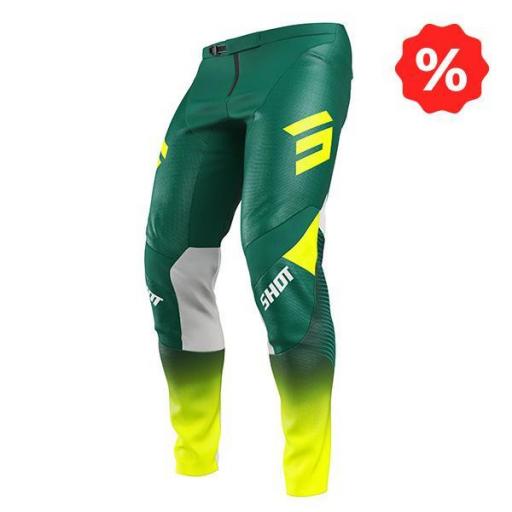 Pantalones Shot GP 26 verde neon