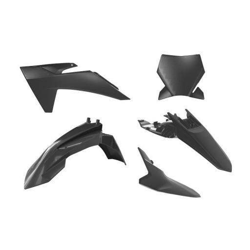 kit de plastica ktm sx 65 2024 2025 negro