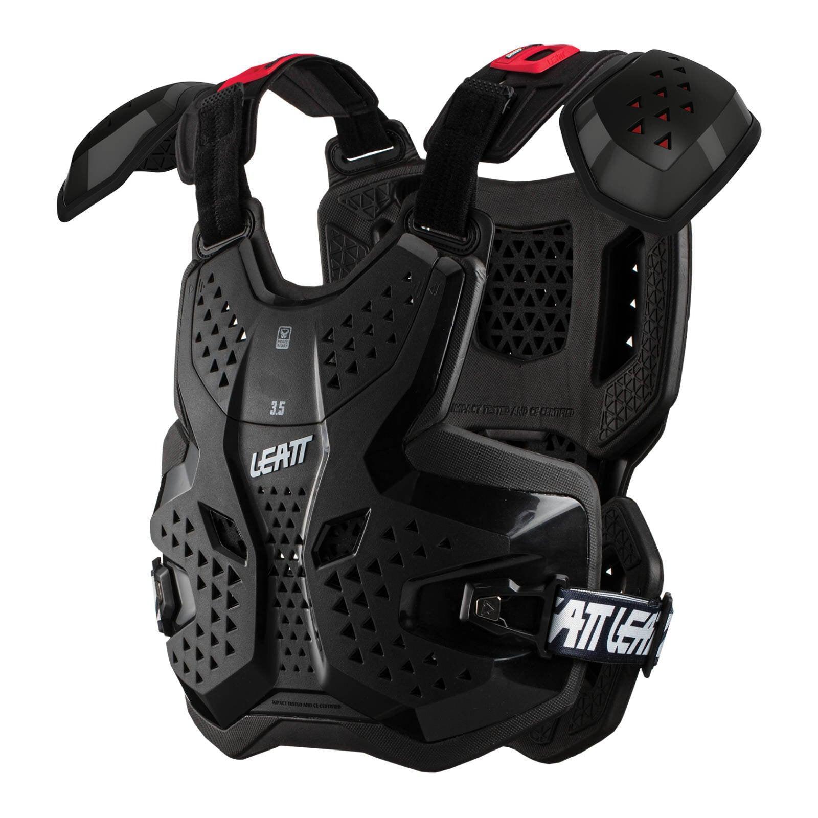 Peto Leatt Chest Protector 3.5 Pro Negro Motocross y Enduro