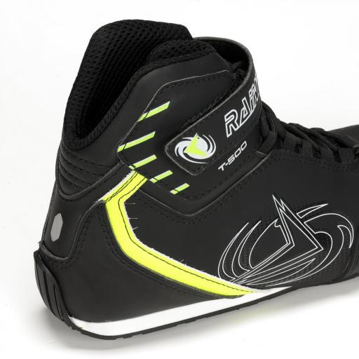 Bota corta touring Rainers T500 PLUS-F negro y amarillo [1]