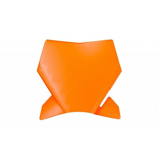 Portanúmero frontal naranja sx 65 2024 - 2025