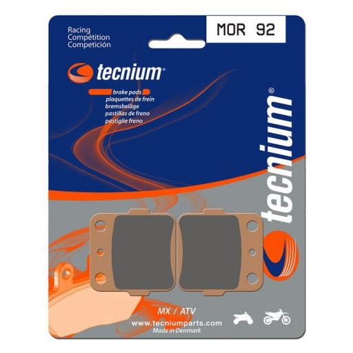 Pastillas de freno traseras Tecnium MOR92 Sinterizadas
