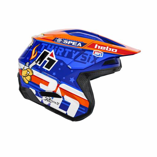 Casco Trial Hebo HTR F02 Toni Bou 36
