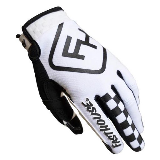 Guantes Fasthouse Speed Style Legacy Infantil - Blanco/Negro [1]