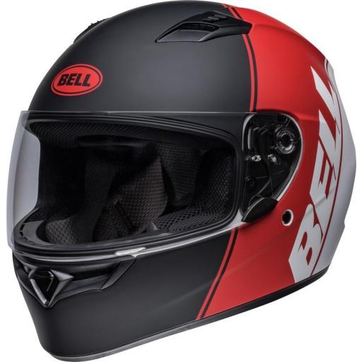 BELL Qualifier Ascent - Negro mate/Rojo