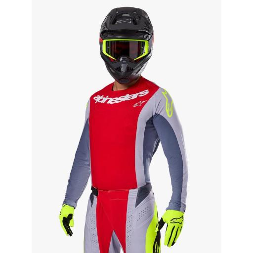 Camiseta Alpinestar TECHSTAR MELT Rojo brillante / Gris 2025 [2]