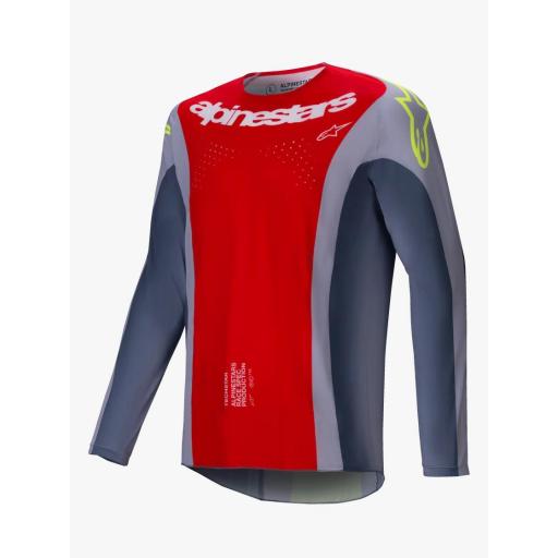 Camiseta Alpinestar TECHSTAR MELT Rojo brillante / Gris 2025