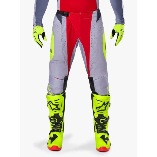 Pantalón Alpinestars Techstar Melt Rojo brillantes y gris 2025 [4]