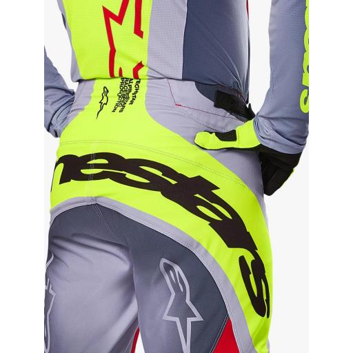 Pantalón Alpinestars Techstar Melt Rojo brillantes y gris 2025 [3]