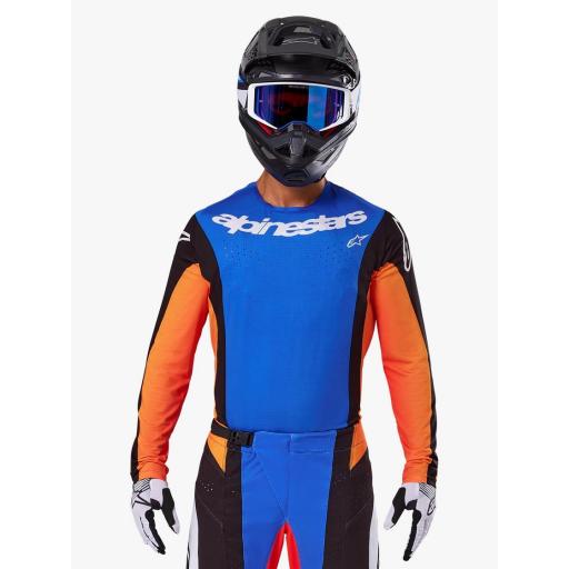 Camiseta Alpinestar TECHSTAR MELT Naranja / Azul 2025 [6]