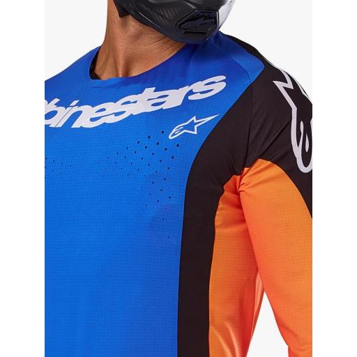 Camiseta Alpinestar TECHSTAR MELT Naranja / Azul 2025 [5]