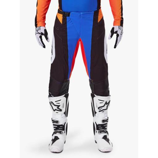 Pantalón Alpinestars Techstar Melt naranja y azul 2025 [4]