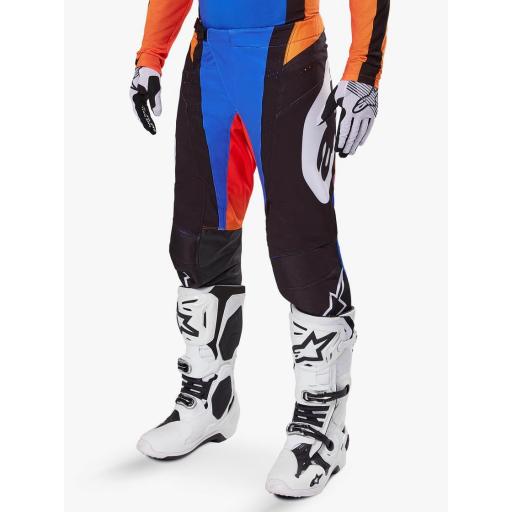 Pantalón Alpinestars Techstar Melt naranja y azul 2025 [5]