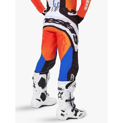 Pantalón Alpinestars Techstar Melt naranja y azul 2025 [2]