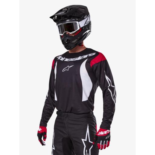 Camiseta Alpinestar Fluid Haul Negro  / Blanco 2025 [6]