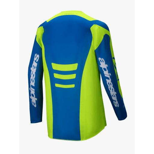 Camiseta Alpinestar Fluid Haul amarillo fluor y azul  2025 [1]