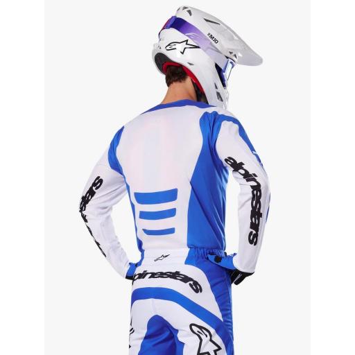 Camiseta Alpinestar Fluid Haul azul y blanco 2025 [6]