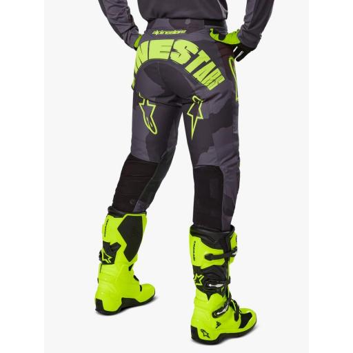 Pantalón Alpinestars Racer Hollow gris oscuro y amarillo fluor 2025 [2]