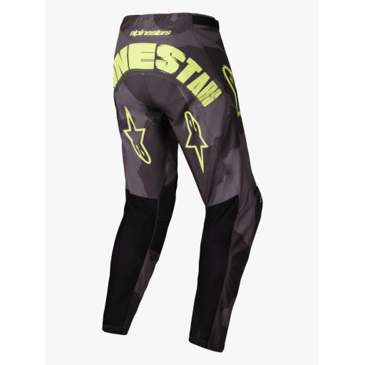 Pantalón Alpinestars Racer Hollow gris oscuro y amarillo fluor 2025 [1]