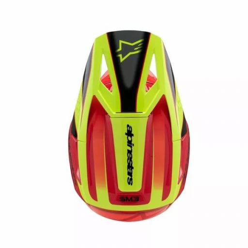 Casco Alpinestars SM3 Fray infantil / junior Rojo, amarillo y negro [6]