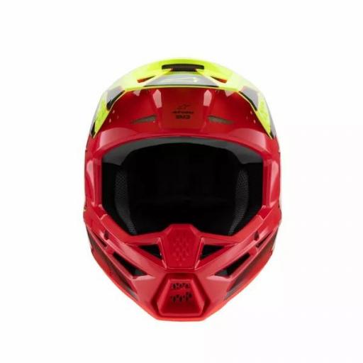 Casco Alpinestars SM3 Fray infantil / junior Rojo, amarillo y negro [4]