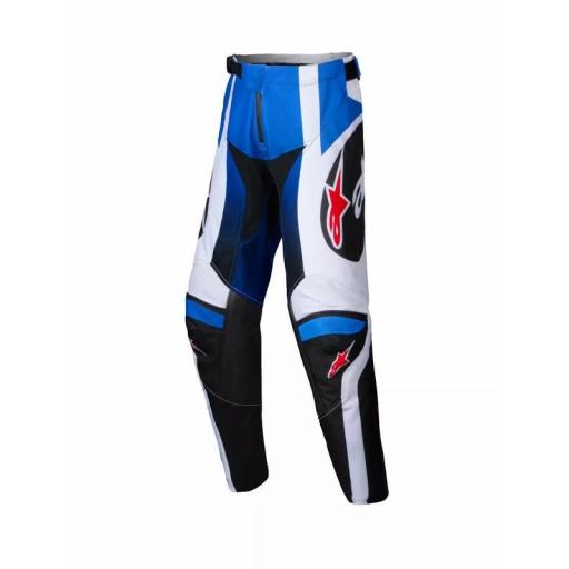 Pantalones infantils Alpinestars Racer Wurx azul y negro 2025