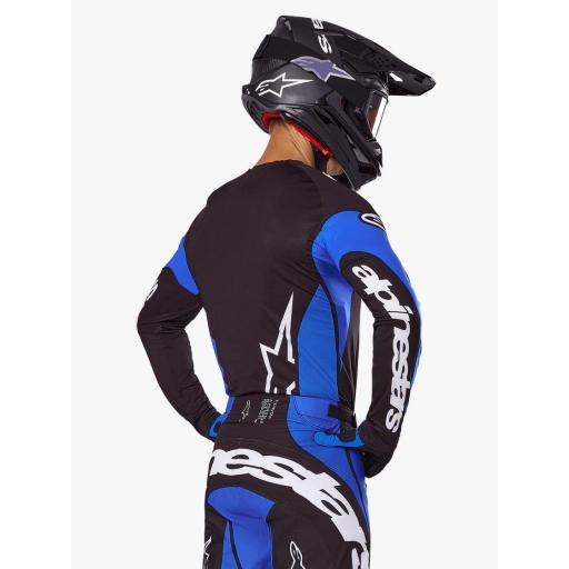 Camiseta Alpinestar TECHSTAR DREEM Negro y azul 2025 [3]