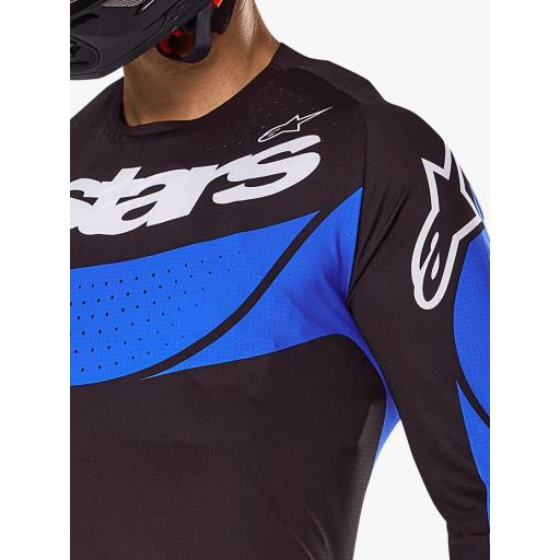 Camiseta Alpinestar TECHSTAR DREEM Negro y azul 2025 [6]