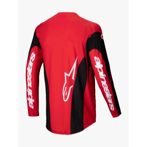 Camiseta Alpinestar TECHSTAR DREEM rojo brillante y negro 2025 [1]