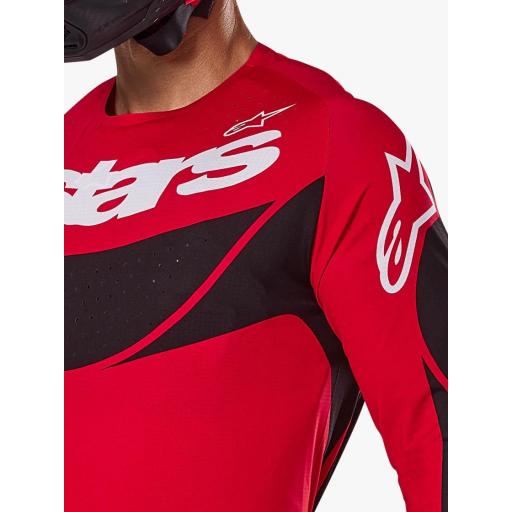 Camiseta Alpinestar TECHSTAR DREEM rojo brillante y negro 2025 [6]